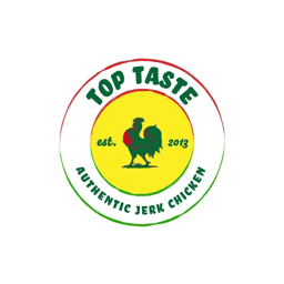 Top Taste Caribbean Takeaway logo.